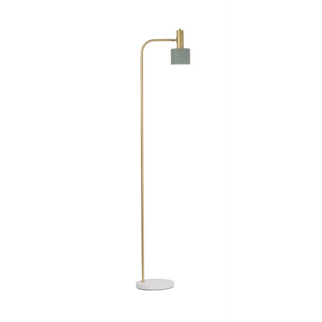 Nova Luce Paz - lampadaire - 165 cm - menthe et or