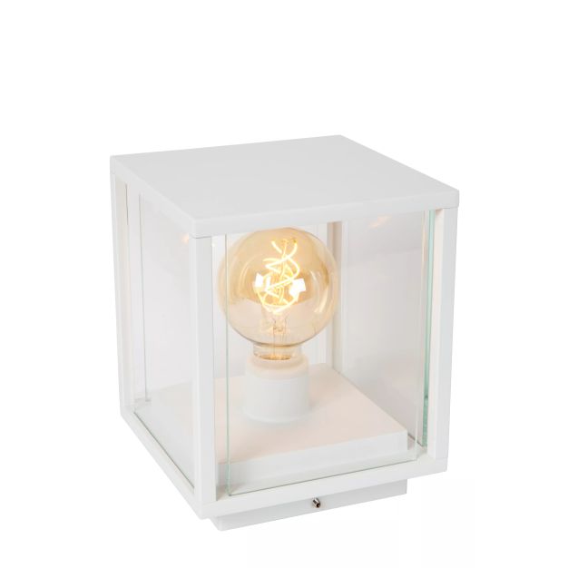 Lucide Claire - lampe sur pied - 20 x 20 x 24,5 cm - IP54 - blanc