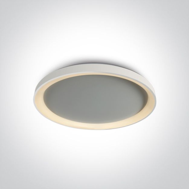 ONE Light Plafo - plafonnier - Ø 58 x 6,3 mm - 48W LED dimmable incl. - blanc