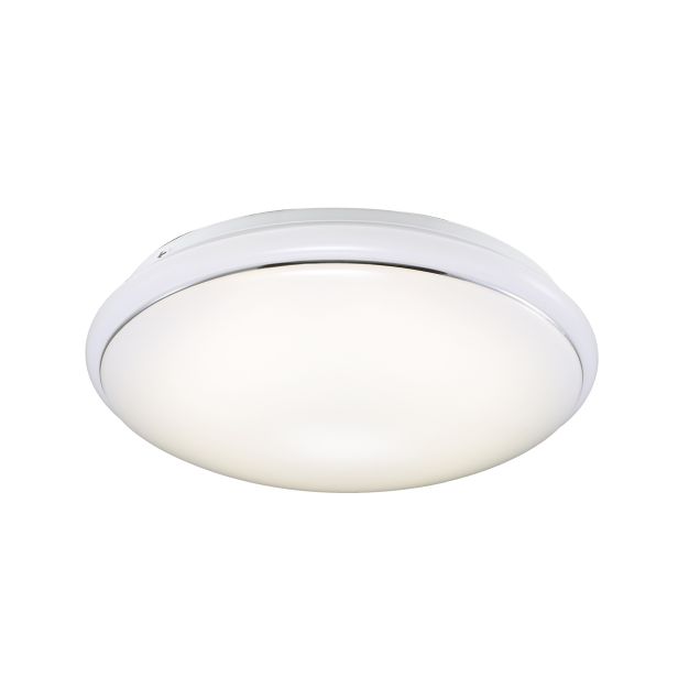 Nordlux Melo Sensor - plafonnier avec détecteur de mouvement - Ø 34 x 10 cm - 12W LED incl. - blanc