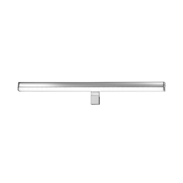 Nova Luce Vanese - miroir lumineux - 49 x 6,5 x 6,5 cm - 12W LED incl. - IP44 - chrome