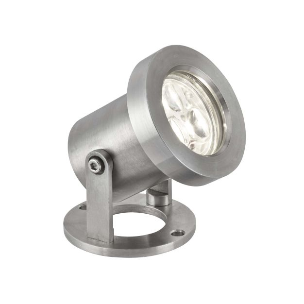 Searchlight Outdoor - spot au sol - 8 x 9 cm - 3W LED incl - IP65 - acier inoxydable