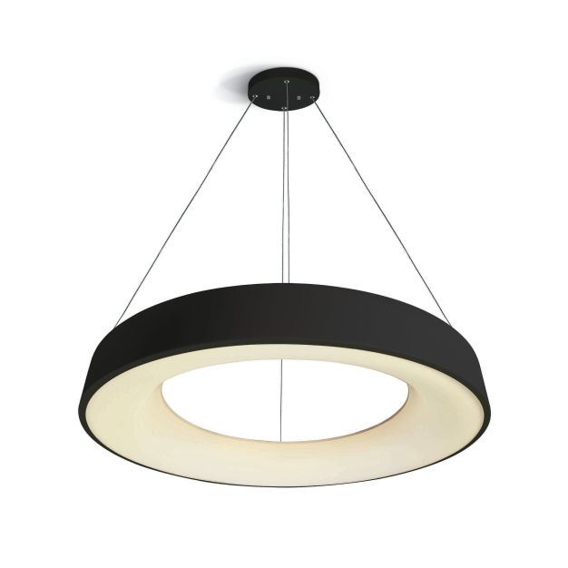 ONE Light LED Suspension Rings - lampe suspendue - Ø 78 x 150 cm - 80W LED incl. - noir