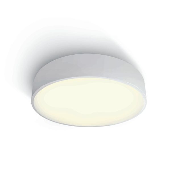 ONE Light LED Project Plafo - plafonnier - Ø 60 x 10,6 cm - 50W LED incl. - blanc - couleur de lumière blanc chaud