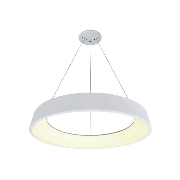 ONE Light LED Suspension Rings - lampe suspendue - Ø 60 x 10,8 cm - 42W LED incl. - blanc