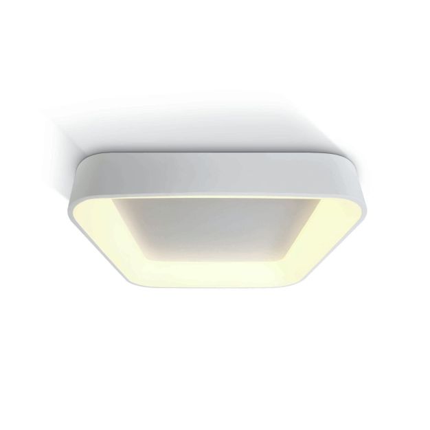 ONE Light LED Decorative Plafo - plafonnier - 60 x 60 x 11 cm - 50W LED incl. - blanc