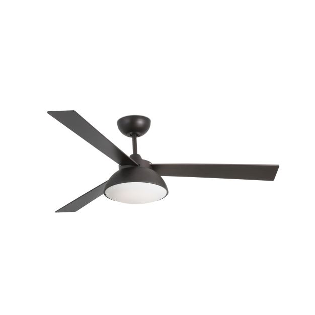 Faro Rodas - ventilateur de plafond avec lumière, télécommande et minuterie - Ø 132 cm - 20W LED dimmable incl - brun foncé