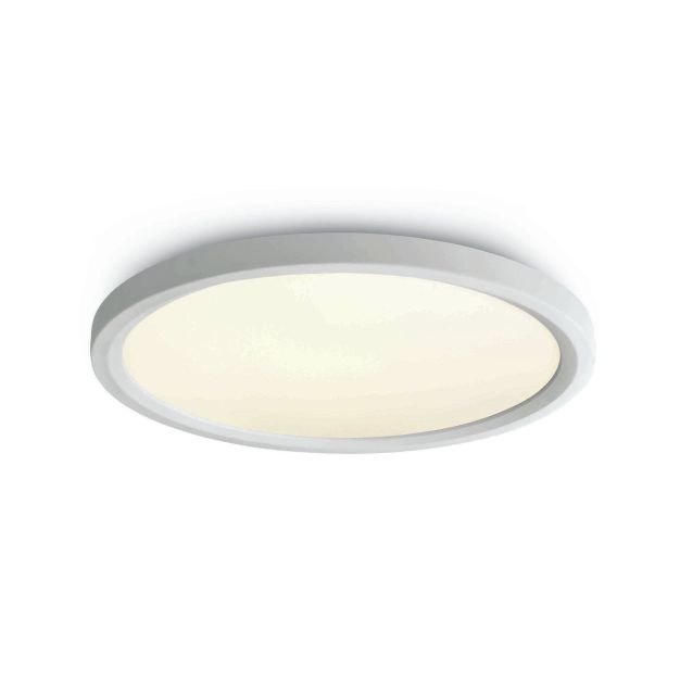 ONE Light LED Slim Line Plafo - plafonnier - Ø 40 x 5,5 cm - 40W LED incl. - blanc - couleur de lumière blanche