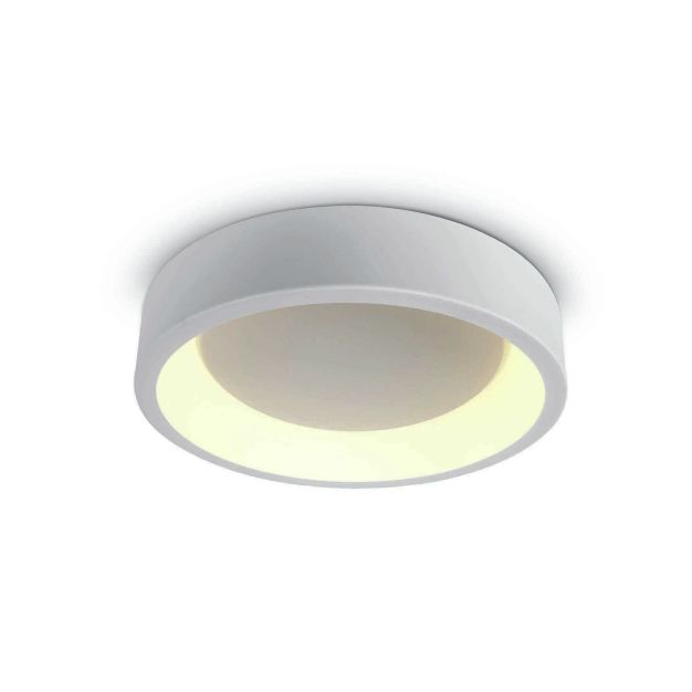 ONE Light LED Decorative Plafo Round - plafonnier - Ø 45,5 x 13,2 cm - 32W LED incl. - blanc