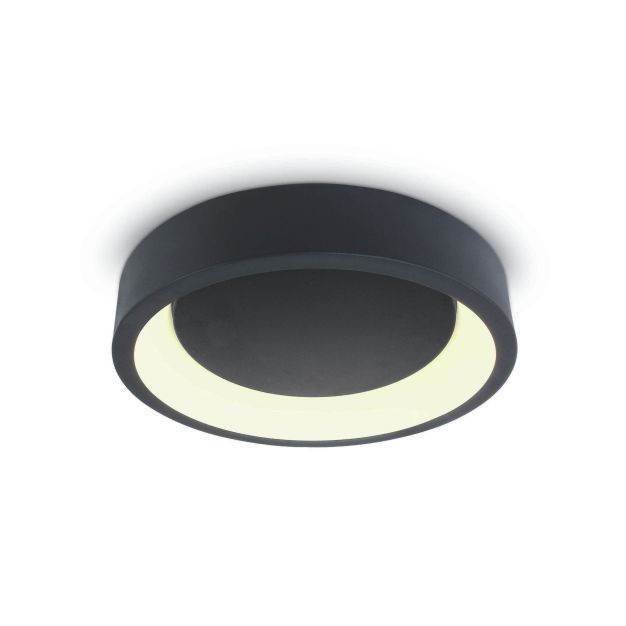 ONE Light LED Decorative Plafo Round - plafonnier - Ø 45,5 x 13,2 cm - 32W LED incl. - anthracite