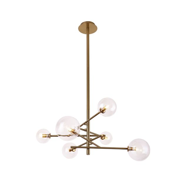 Maxlight Lollipop - lampe suspendue - 70 x 60 x 115 cm - laiton