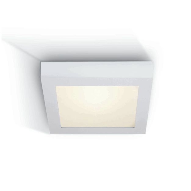 ONE Light LED Panel Plafo Square - plafonnier - 22 x 22 x 3,9 cm - 22W LED incl. - IP40 - blanc