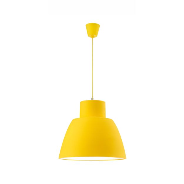 Nova Luce Vince - lampe suspendue - Ø 40 x 130 cm - jaune