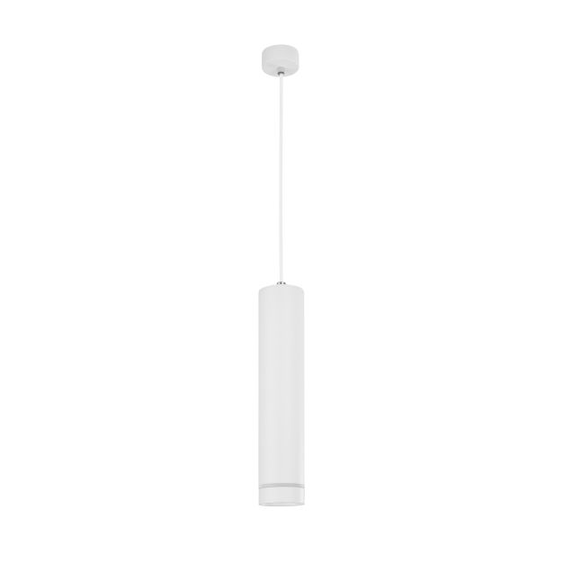 Nova Luce Esca - lampe suspendue - Ø 6 x 150 cm - blanc sable