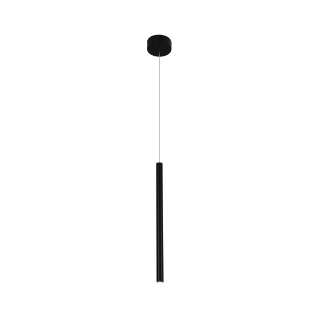 Maxlight Organic - lampe suspendue - Ø 2,5 x 190 cm - 1W LED incl - noir