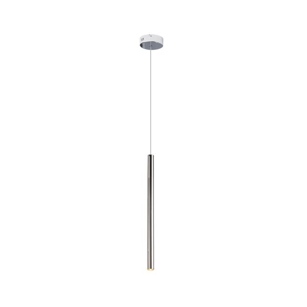 Maxlight Organic - lampe suspendue - Ø 2,5 x 190 cm - 1W LED incl - chrome