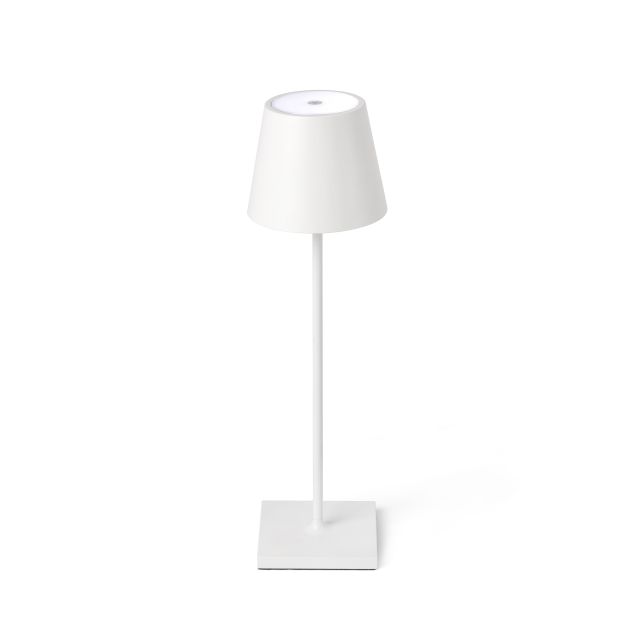 Faro TOC - lampes portables - Ø 11 x 38 cm - 2W dimmable LED incl - IP54 - blanc mat