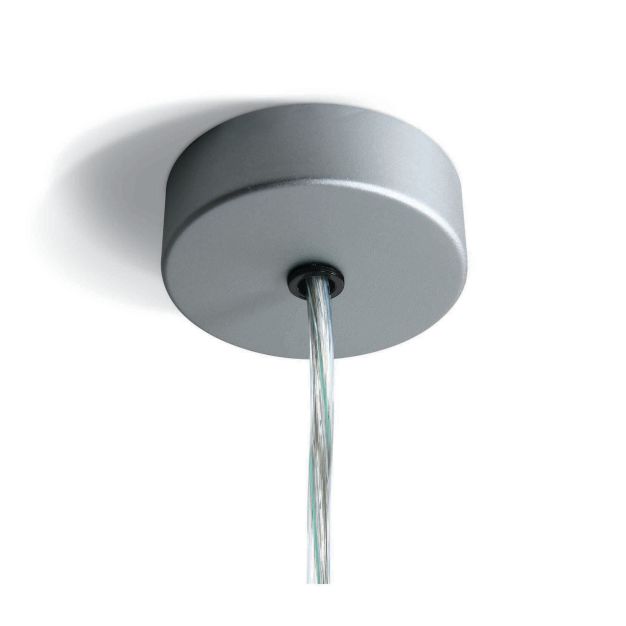 ONE Light - rosace ronde pour plafond - Ø 8 x 2,5 cm - gris