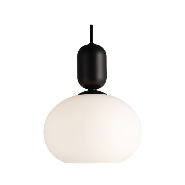 Nordlux Notti - lampe suspendue - Ø 20 x 223,8 cm - noir et moka