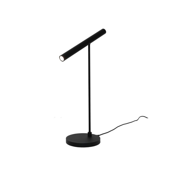 Artdelight Harper - lampe de table avec détecteur de mouvement - 14 x 14 x 52,5 cm - 6W LED dimmable incl - noir