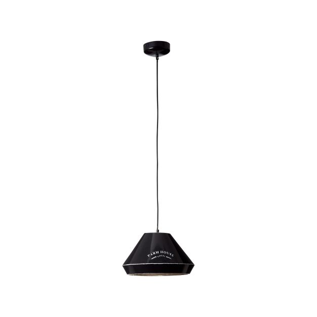 Brilliant Grain - lampe suspendue - Ø 33 x 126 cm - noir