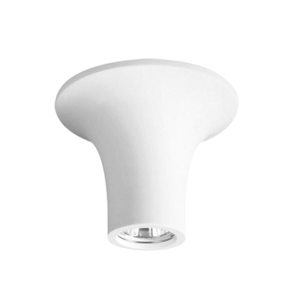 Nova Luce Orazio Drop - spot de plafond - 13 cm - plâtre blanc