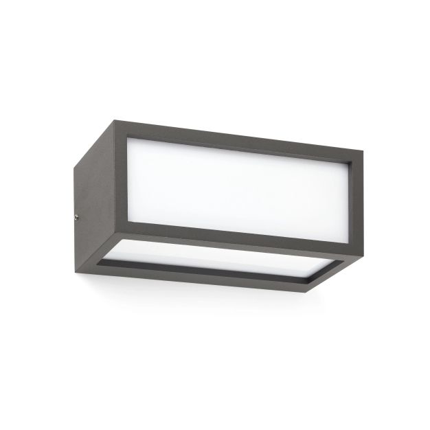 Faro Tejo - applique murale - 25 x 10,3 x 11 cm - IP54 - gris foncé