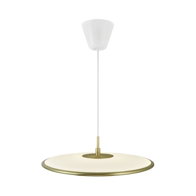 Design for the People Blanche 32 - lampe suspendue - Ø 42 x 314,5 cm - 23W LED dimmable incl - laiton