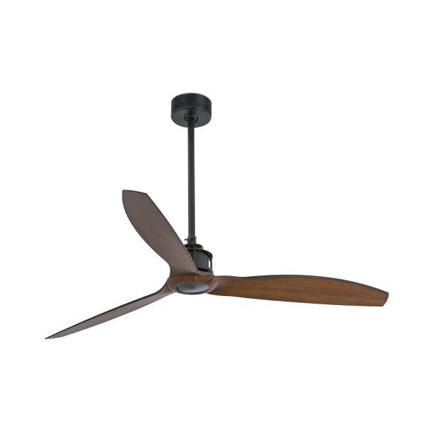 Faro Justfan - ventilateur de plafond avec télécommande - ventilateur intelligent - Ø 128 cm - noir et marron foncé