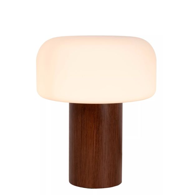 Lucide Kenan - lampe à poser - Ø 22 x 28 cm - bois