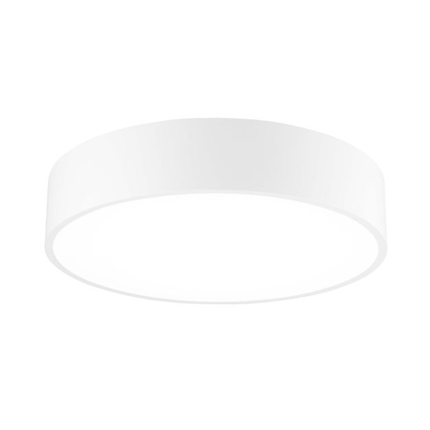 Nova Luce Roda - plafonnier - Ø 50 x 10 cm - 40W LED incl. - blanc - couleur de lumière blanche