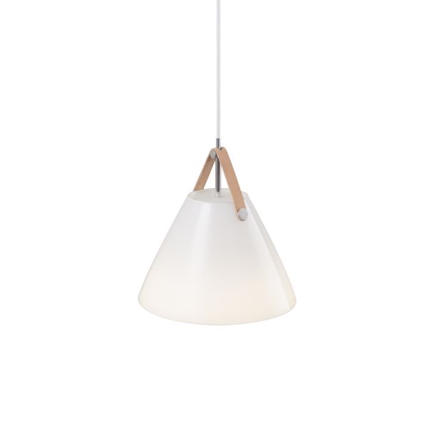 Design for the People Strap 27 - lampe suspendue - Ø 27 x 334,55 cm - verre blanc