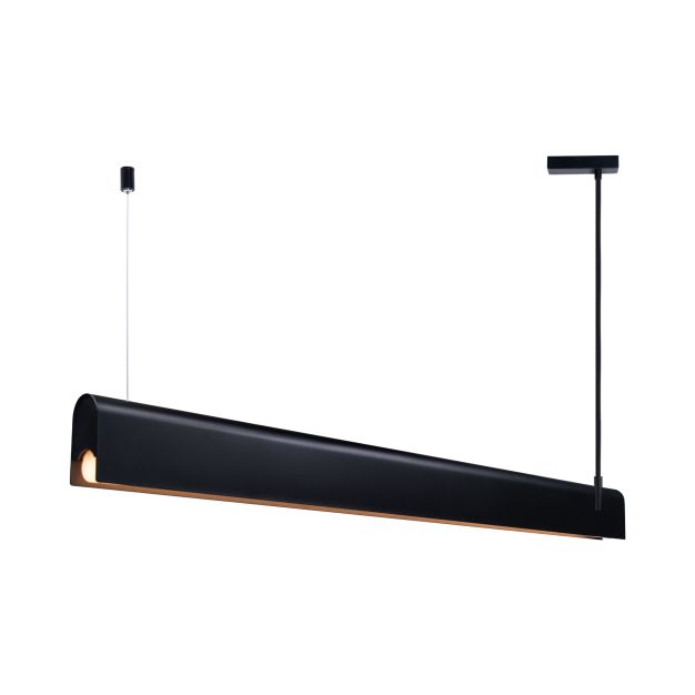 Design for the People Beau 100 - lampe suspendue - 100 x 308,5 cm - 15W LED incl. - noir