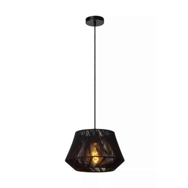 Lucide Jessica - lampe suspendue - Ø 30 x 154,5 cm - noir