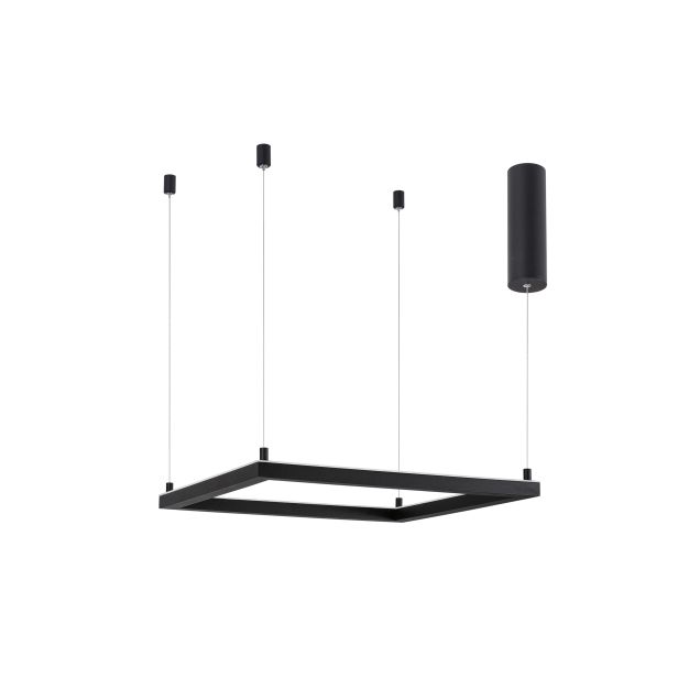 Nova Luce Eterna - lampe suspendue - 50 x 50 x 120 cm - 30W dimmable LED incl - sand black