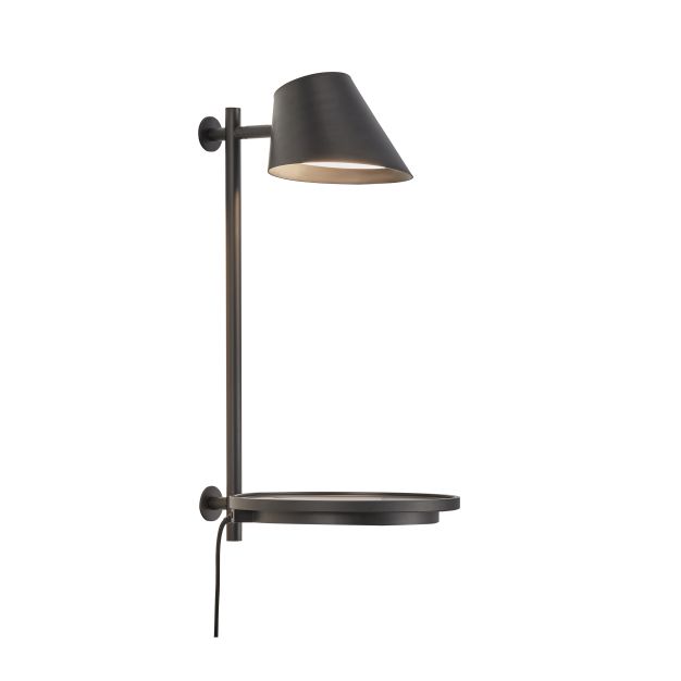 Design for the People Stay - applique murale avec interrupteur - Ø 27 x 44,5 cm - 14,5W LED dimmable incl. - noir