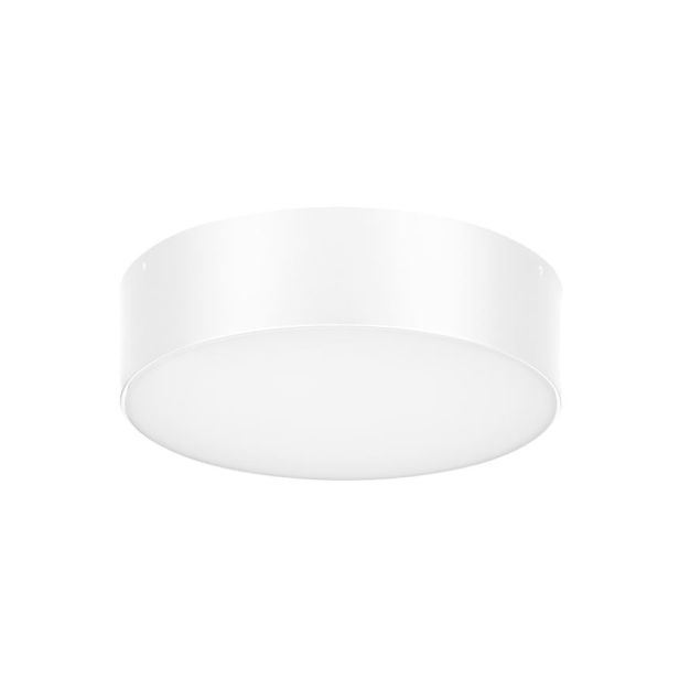 Nova Luce Judi - plafonnier - Ø 22 x 6 cm - 20W LED incl. - IP65 - blanc