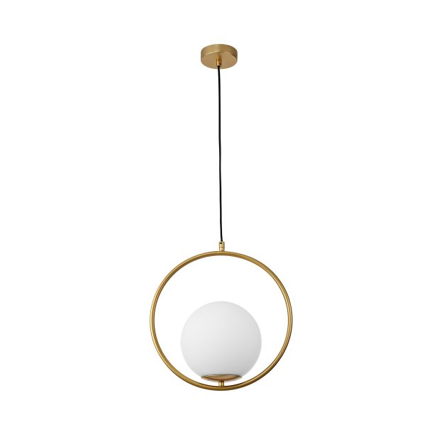 Nova Luce Obitar - lampe suspendue - 35 x 20 x 120 cm - laiton doré