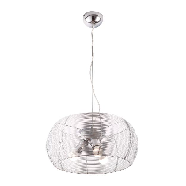 Maxlight Pazifik - lampe suspendue - Ø 50 x 120 cm - aluminium