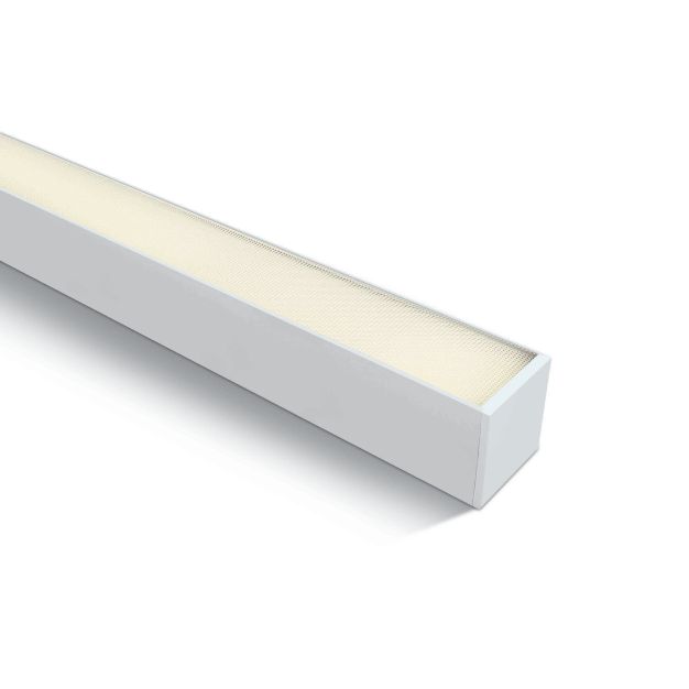 ONE Light LED Linear Profiles - plafonnier/ suspensions - 120 x 7,5 x 7,5 cm - 40W LED incl. - blanc - couleur de lumière blanche