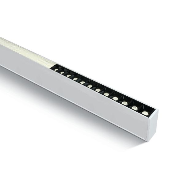 ONE Light LED Linear Profiles - plafonnier/ suspensions - 120 x 7 x 3,5 cm - 40W LED incl. - blanc - couleur de lumière blanche