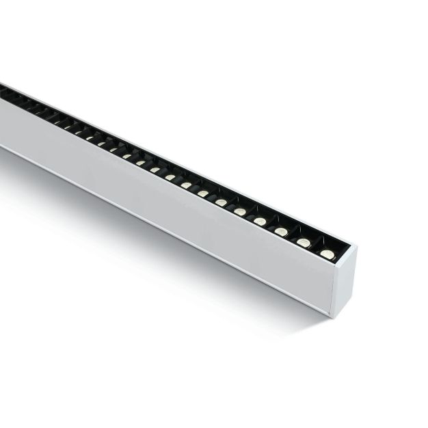 ONE Light LED Linear Profiles - plafonnier/ suspensions - 130 x 7 x 3,5 cm - 40W LED incl. - blanc - couleur de lumière blanche