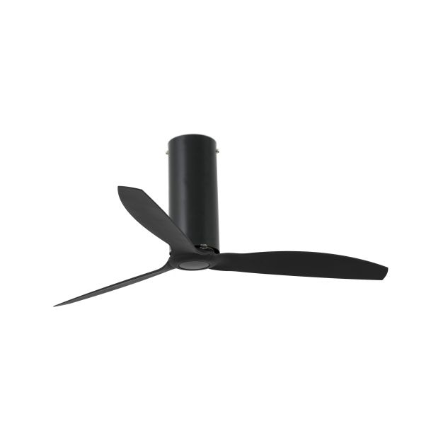 Faro Tube - ventilateur de plafond avec télécommande - Ø 128 cm - noir mat