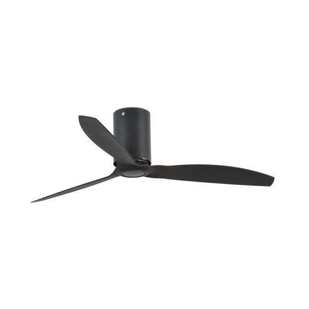 Faro Mini Tube - ventilateur de plafond avec télécommande - ventilateur intelligent - Ø 128 cm - noir mat