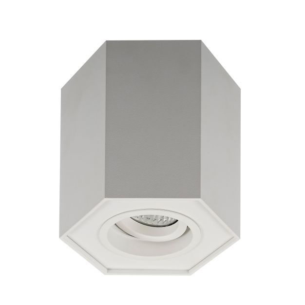 Zuma Line Polygon CL R - spot en saillie 1L - 12 x 12 cm - blanc