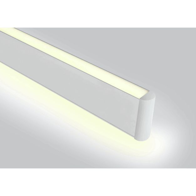 ONE Light Up & Down LED Linear Profiles - lampe suspendue - 117,5 x 2,2 x 8,5 cm - 40W LED incl - blanc - couleur de lumière blanche