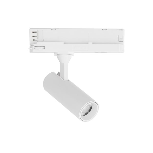 Nova Luce West - Spot sur rail triphasé - 16 x 4 x 19 cm - 10W LED incl. - blanc sable