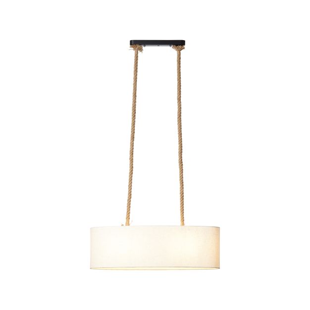 Brilliant Sailor - lampe suspendue - 70,5 x 20 x 120 cm - blanc et marron clair