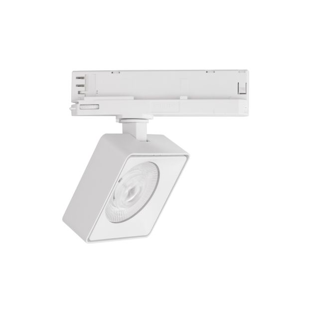 Nova Luce Roler - Spot sur rail triphasé - 9,5 x 9,5 x 15,5 cm - 20W LED incl. - blanc sable