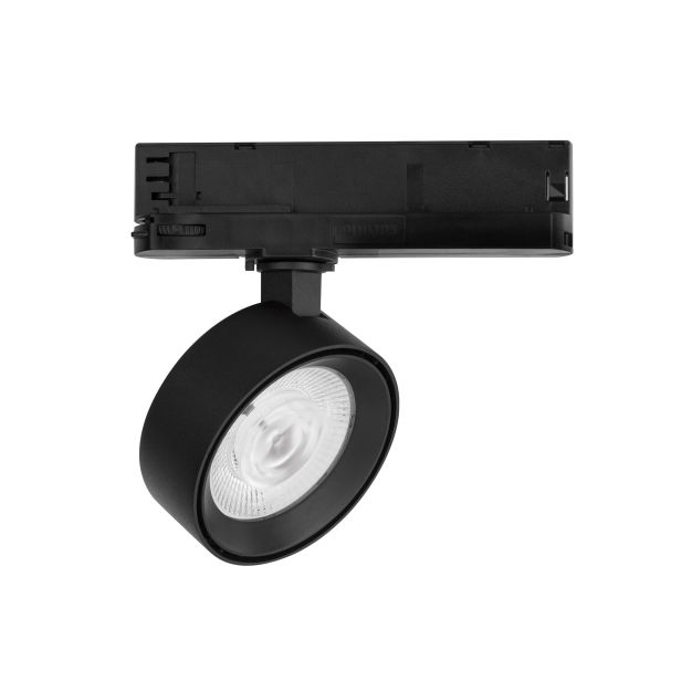 Nova Luce Roler - Spot sur rail triphasé - Ø 9,5 x 15,5 cm - 20W LED incl. - noir sable